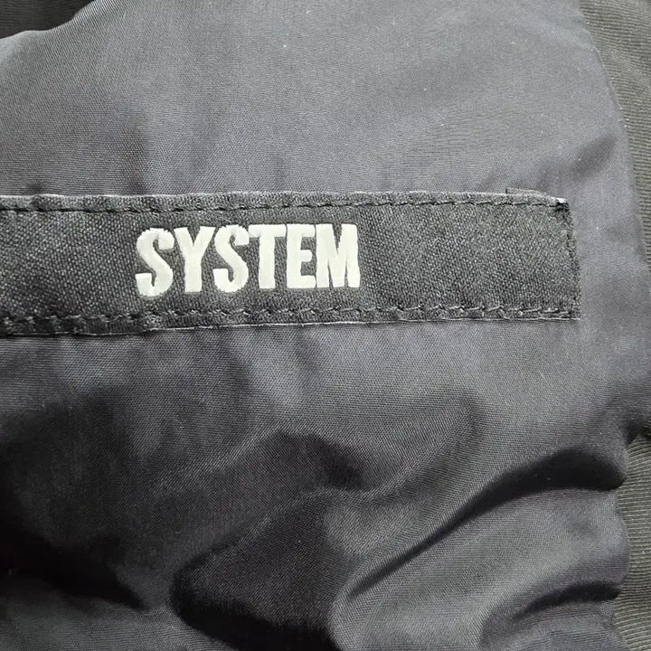 [BUNJANG] SYSTEM Black Goose Down Padded Jacket / SYSTEM 시스템 블랙 구스다운 패딩 (1951)