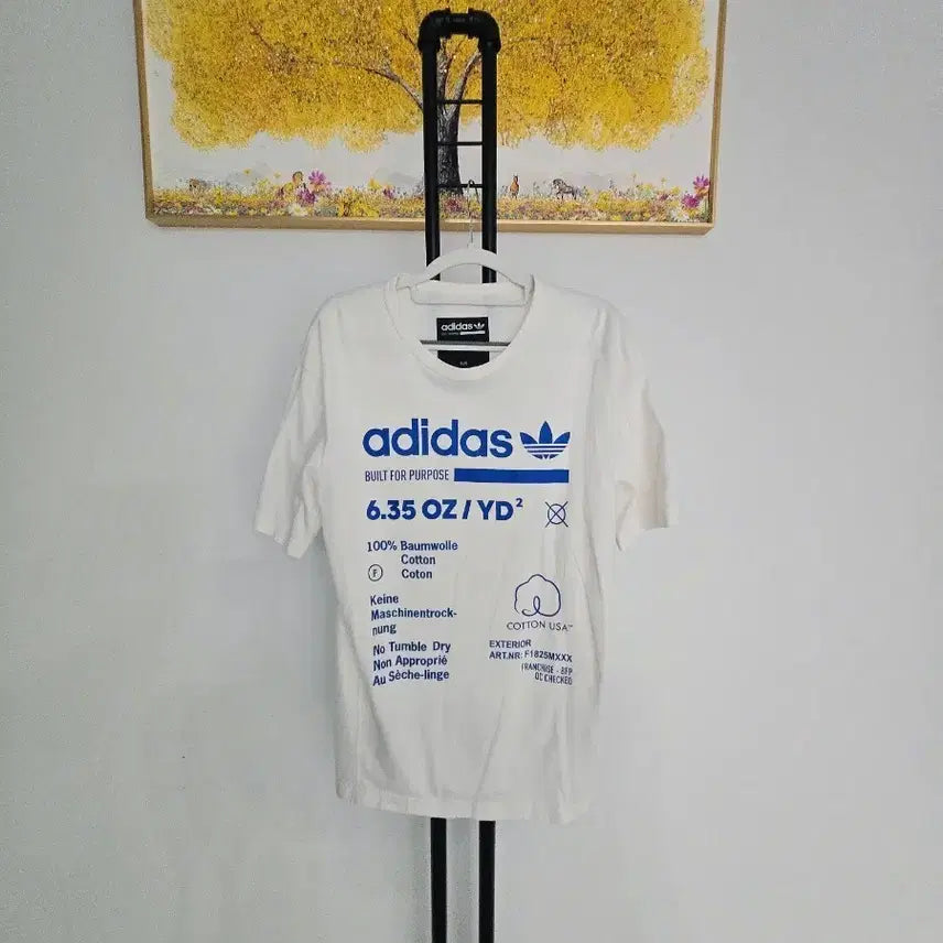 [SOLD OUT] 아디다스 화이트 프린팅 반팔 티셔츠