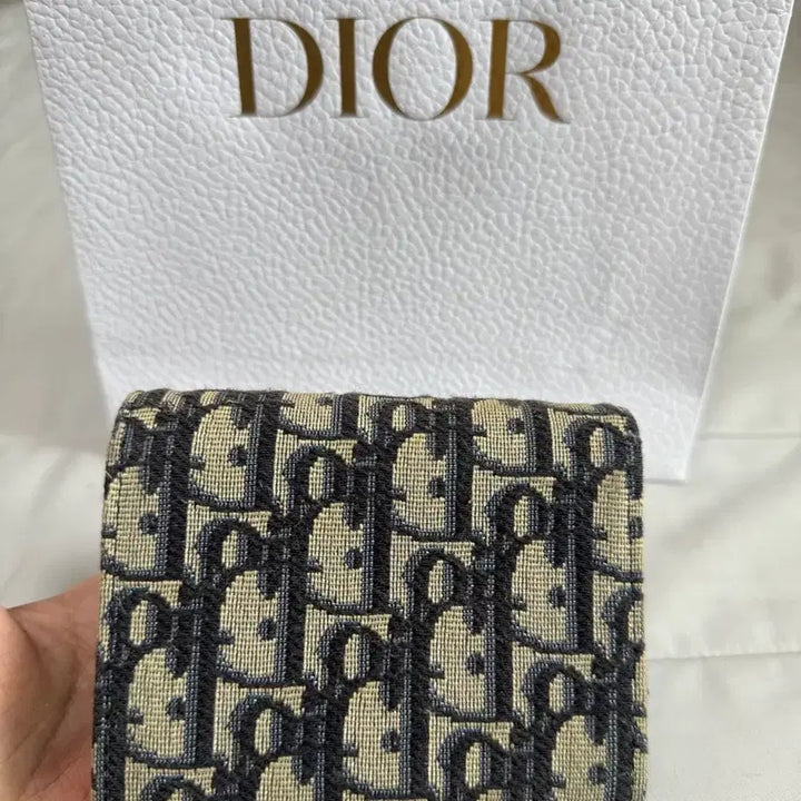 [BUNJANG] Dior Saddle Lotus Wallet / [정품] 디올 새들 로터스 중지갑
