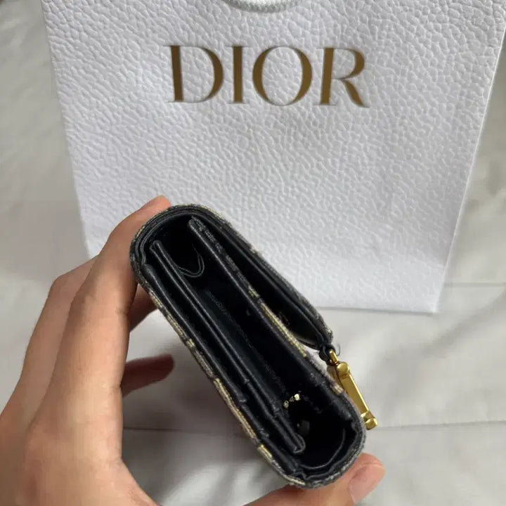 [BUNJANG] Dior Saddle Lotus Wallet / [정품] 디올 새들 로터스 중지갑