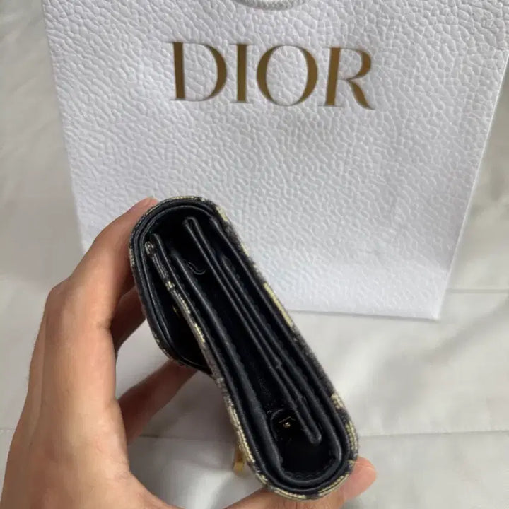 [BUNJANG] Dior Saddle Lotus Wallet / [정품] 디올 새들 로터스 중지갑