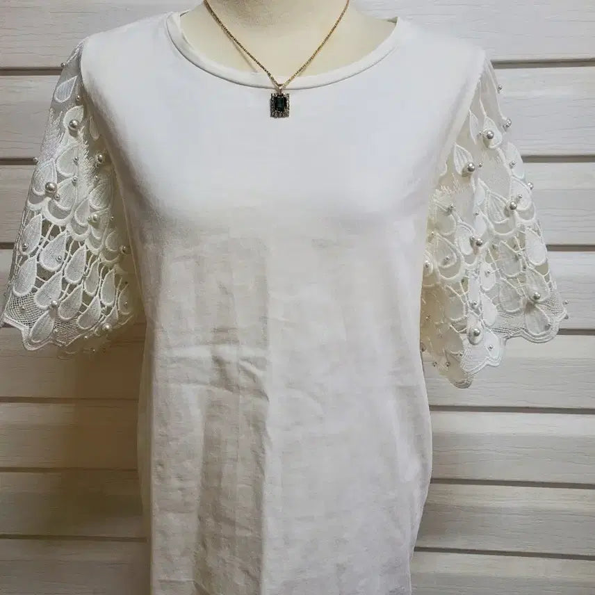 [SOLD OUT] 블라우스 스트라이프 레이스