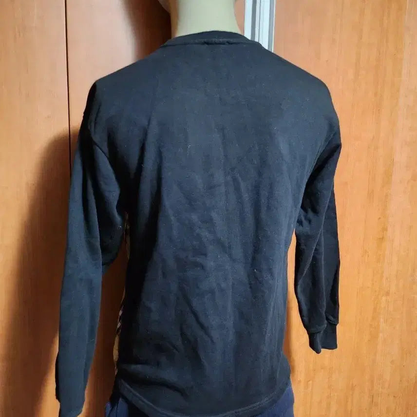 [BUNJANG] Burberry Classic Vintage Check Panel T-shirt / [정품/XS] 버버리 블랙 클래식 빈티지 체크 패널 티셔츠
