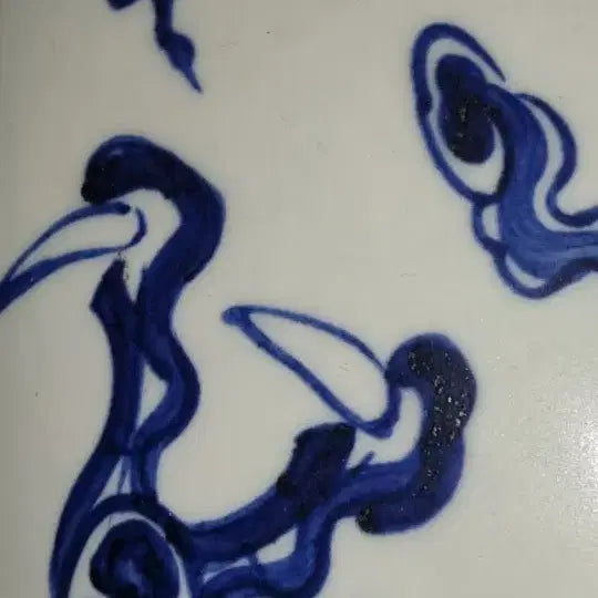 [BUNJANG] Chinese Celadon Porcelain Cloud and Dragon Vase / 선덕년제 청화백자 운용문 청구병 높43지34센 중국 도자기 고도자 골통품