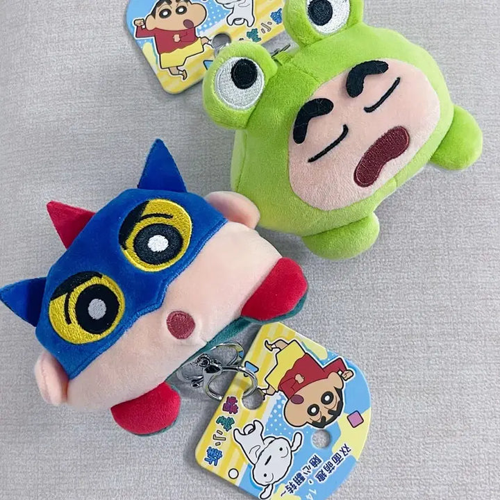 [BUNJANG] Crayon Shin-chan Reversible Doll Keyring / 짱구 인형 키링(뒤집으면 바뀜)/개당