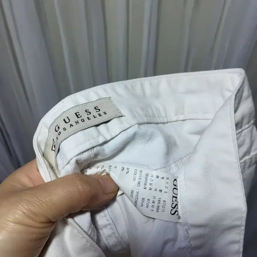 [SOLD OUT] 게스GUESS 여성 화이트 스키니진