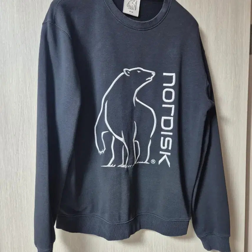 [SOLD OUT] (22년) 노르디스크 빅폴라 베어 맨투맨 티셔츠 블랙 M