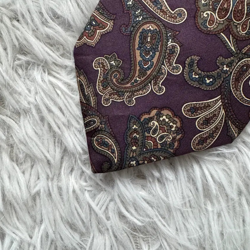 [BUNJANG] BALMAN Vintage Necktie Scarf / BALMAN 일본빈티지 넥타이 발망 빈티지넥타이 발망넥타이 스카프 OS