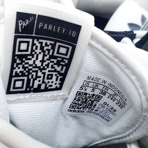 [BUNJANG] Adidas Forum Low x Parley Sneakers 240 / 아디다스 포럼 로우 x PARLEY 스니커즈 240