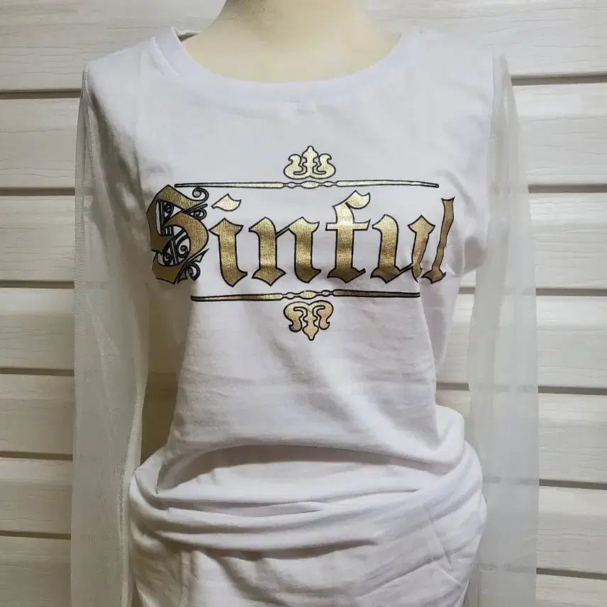 [BUNJANG] Mesh Sleeve Tops Bundle Set / 망사소매티외 일괄 비움 5566