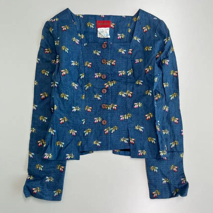 [BUNJANG] Kenzo Flower Pattern Blouse / [정품] 겐조 플라워 패턴 블라우스