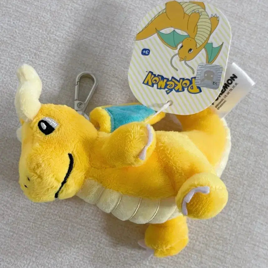 [BUNJANG] Pokemon Dragonite Plush Keychain / 포켓몬 망나뇽 인형 키링 새상품