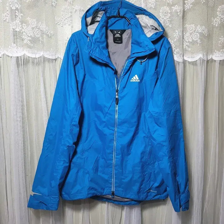 [BUNJANG] Adidas Blue Windbreaker Jacket / 아디다스 파란색 바람막이 자켓