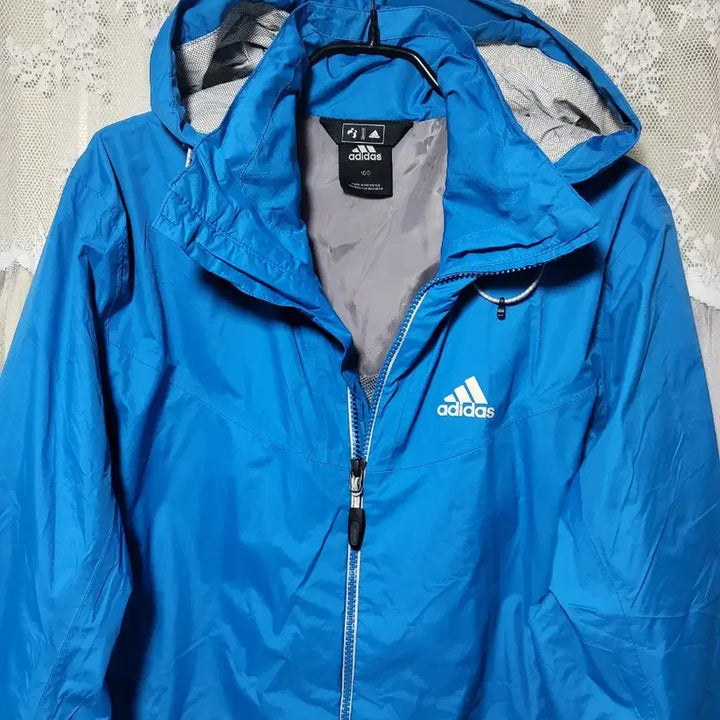 [BUNJANG] Adidas Blue Windbreaker Jacket / 아디다스 파란색 바람막이 자켓