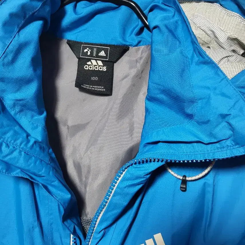 [BUNJANG] Adidas Blue Windbreaker Jacket / 아디다스 파란색 바람막이 자켓