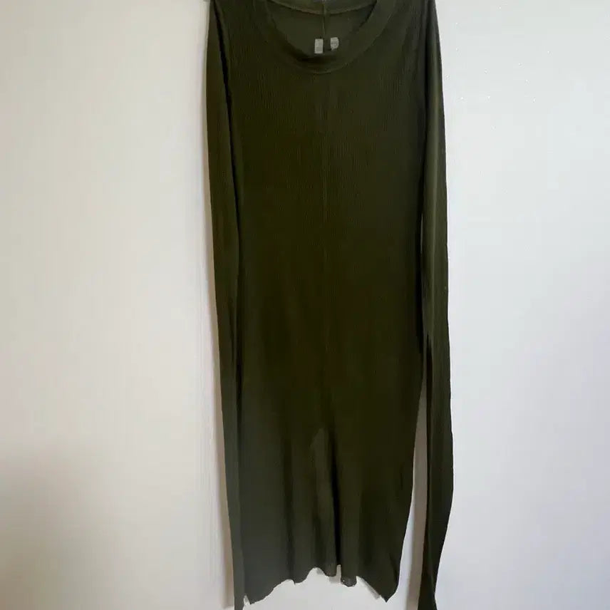 [BUNJANG] Rick Owens T-shirt Khaki / 릭오웬스 티셔츠(새상품,38사이즈)카키