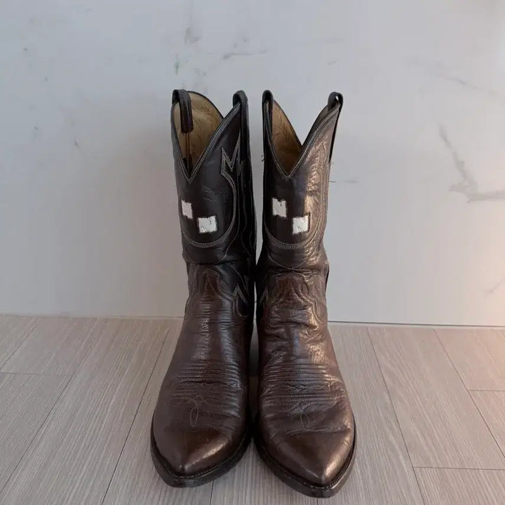 [BUNJANG] Vintage Western Cowboy Boots / 빈티지 웨스턴 카우보이 부츠