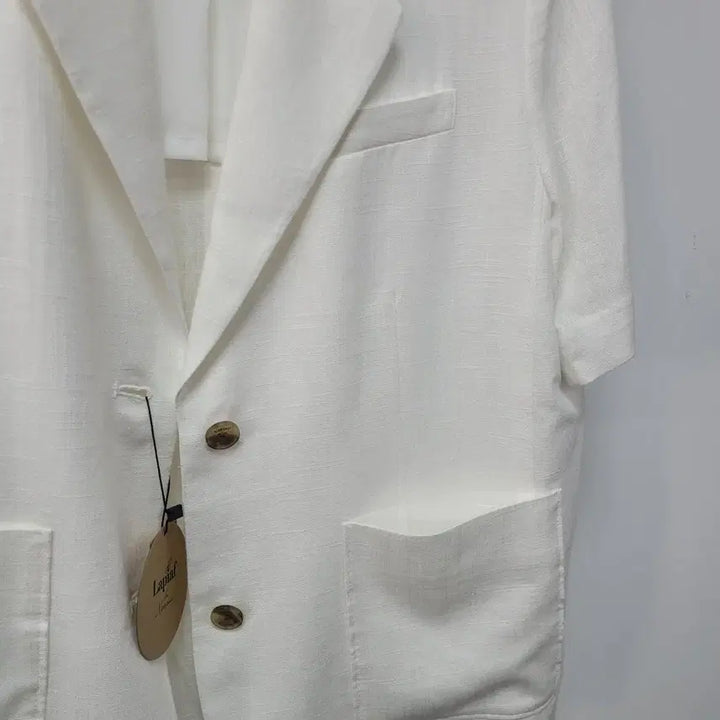 [SOLD OUT] Laplaf 린넨 반팔 자켓 화이트