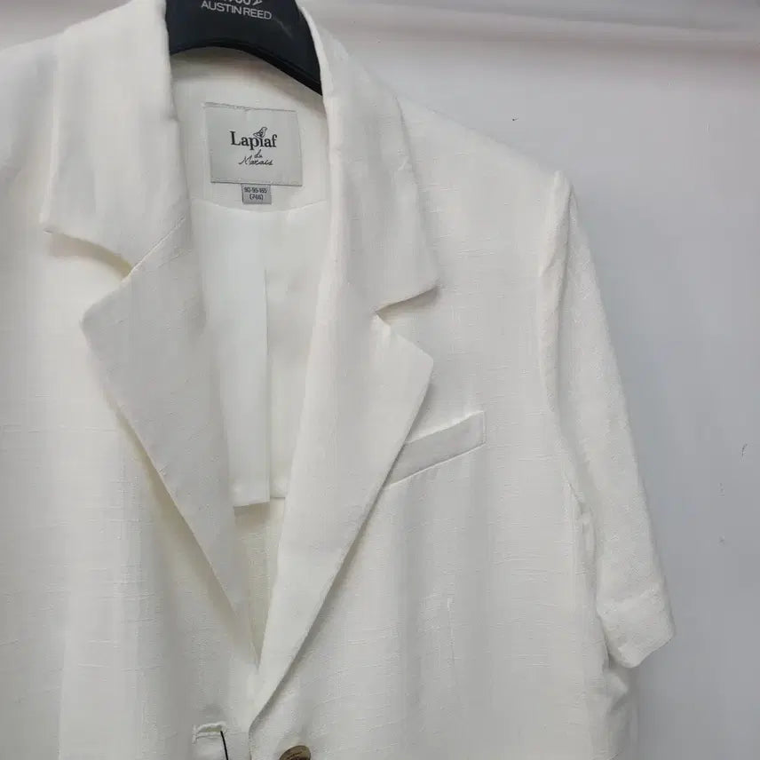 [SOLD OUT] Laplaf 린넨 반팔 자켓 화이트