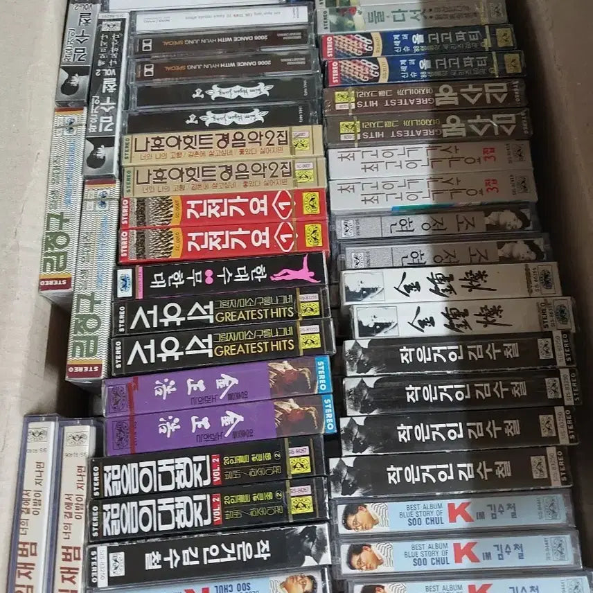 [SOLD OUT] 가요/팝 카세트 테이프 모음  미개봉 미사용100개일괄