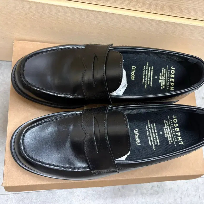 [BUNJANG] Josepht SOBEL BLACK Extra Comfort Loafers 255mm / 조셉트 SOBEL BLACK [EXTRA COMFORT] 로퍼 255mm