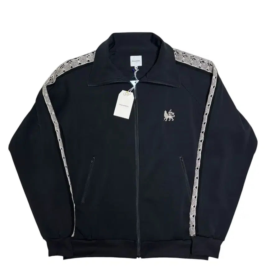 [BUNJANG] Sasquatchfabrix Lace Tape Track Jacket L / [정품] [새상품] 사스콰치패브릭스 레이스 테이프 트랙 자켓 L