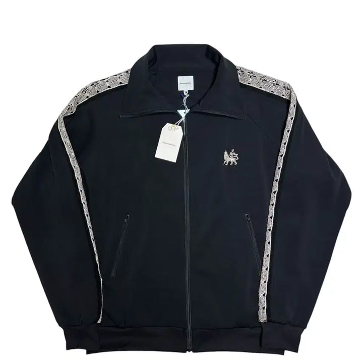 [BUNJANG] Sasquatchfabrix Lace Tape Track Jacket L / [정품] [새상품] 사스콰치패브릭스 레이스 테이프 트랙 자켓 L