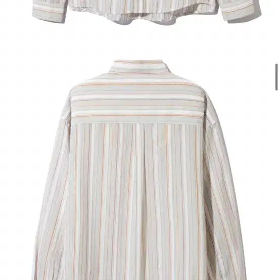 [BUNJANG] Base Moment Stripe Linen Shirt XL / 베이스모먼트 스트라이프 셔츠xl 멀티컬러