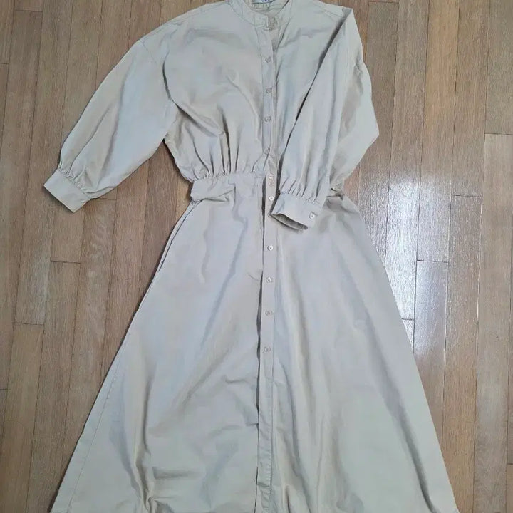 [BUNJANG] ONE Beige Long Dress / ONE 베이지 롱 원피스 55 마른66