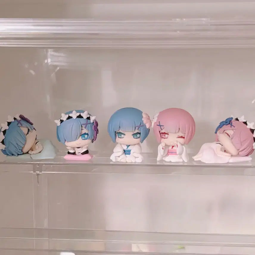 [BUNJANG] Re:Zero Rem Ram Onemutan Gacha Set / 리제로 렘 람 오네무탄 가챠 세트