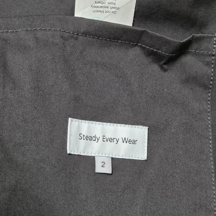 [BUNJANG] Steady Everywhere Work Shirt Jacket Dark Gray Size 2 / 스테디 에브리웨어 워크 셔츠 자켓 다크 그레이 2사이즈