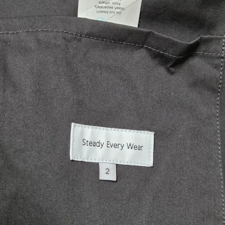 [BUNJANG] Steady Everywhere Work Shirt Jacket Dark Gray Size 2 / 스테디 에브리웨어 워크 셔츠 자켓 다크 그레이 2사이즈