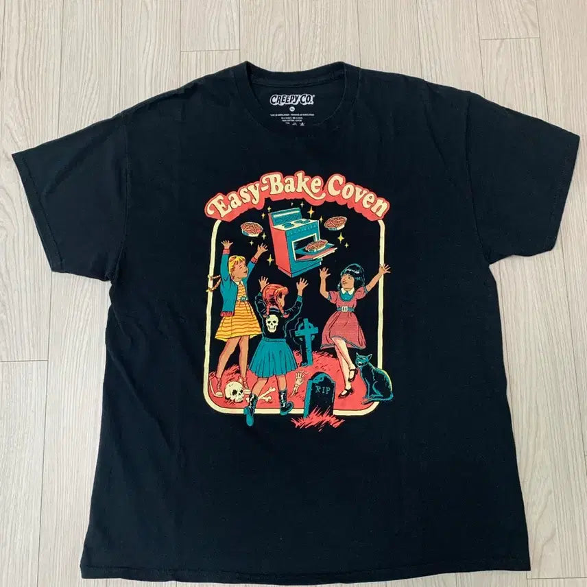 [BUNJANG] Creepy Co. Eas-Bake Oven Koven Short Sleeve T-shirt / CREEPY CO. 이지베이크 코벤 반팔티