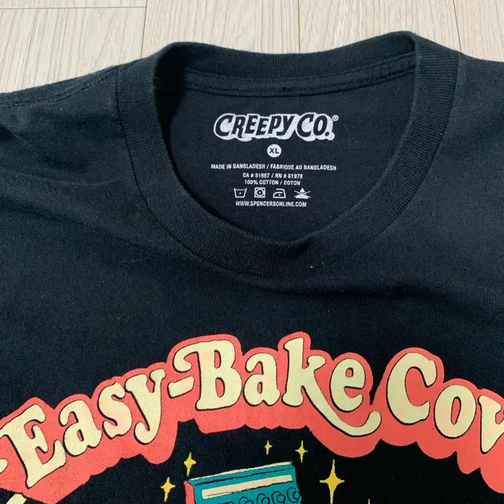 [BUNJANG] Creepy Co. Eas-Bake Oven Koven Short Sleeve T-shirt / CREEPY CO. 이지베이크 코벤 반팔티