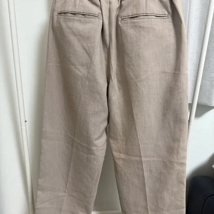 [BUNJANG] Halfk Rise Banding Summer Slacks / 하프크 라이즈 밴딩 여름슬랙스