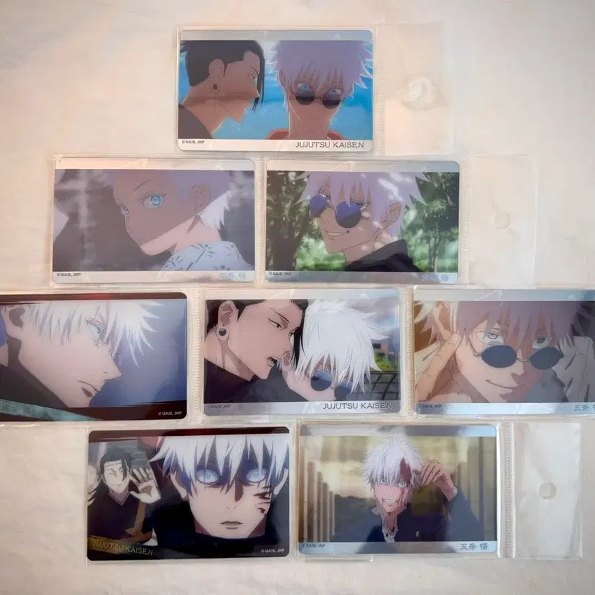 [BUNJANG] Jujutsu Kaisen Kirapetta Sticker Set Gojo Collection B (Sealed) / 주술회전 키라페탓 스티커 고죠 모음 B (미개봉)