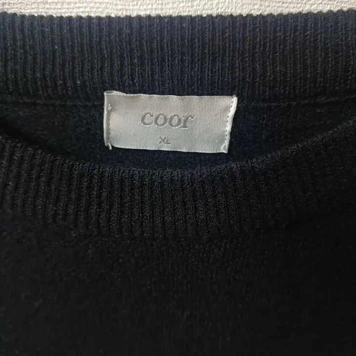 [BUNJANG] COOR Black Knit XL / 쿠어 니트 XL