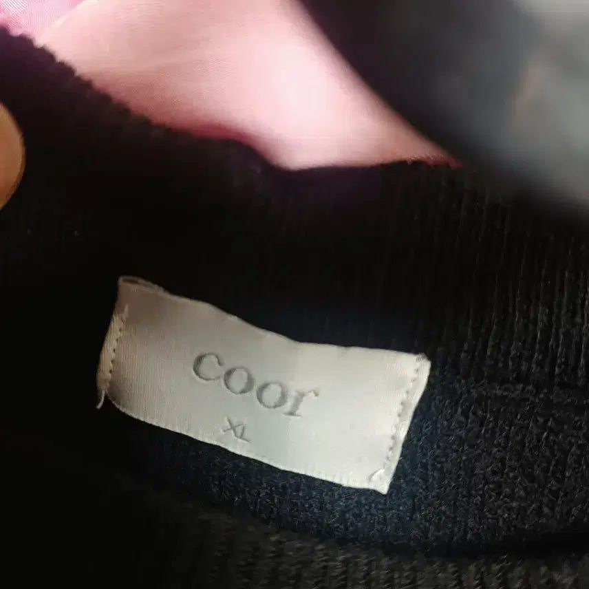 [BUNJANG] COOR Black Knit XL / 쿠어 니트 XL