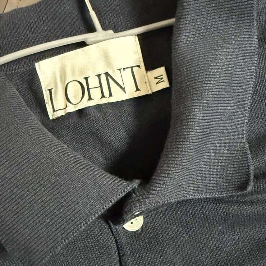 [BUNJANG] Lont Navy Knit T-shirt / 론트 반팔니트