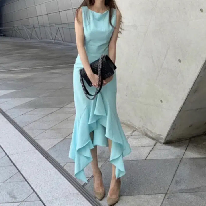 [SOLD OUT] 딘트 원피스, s(44-55) , 핑크