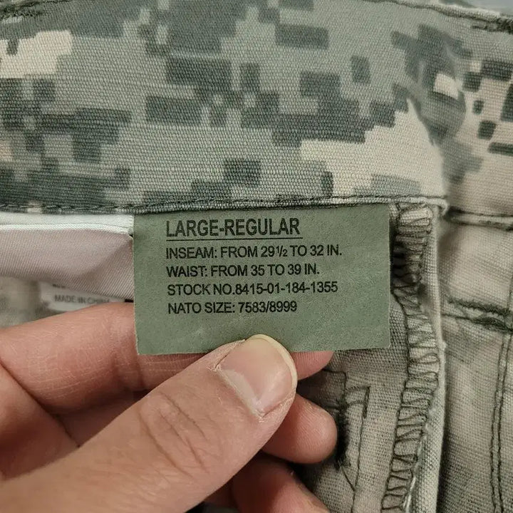 [BUNJANG] PROPPER Digital Camo Military Pants / PROPPER 프로퍼 카키 베이지 디지털카모 위장패턴 미육군 밀리터리 사
