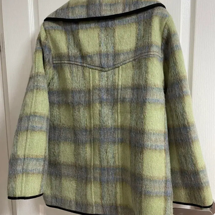 [BUNJANG] JOLIE RAYE Helena Mohair Coat / 졸리레이드 헬레나 모헤어 코트 체크