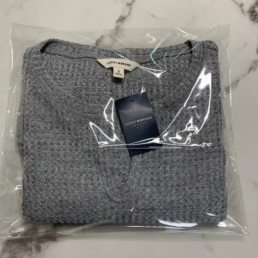 [BUNJANG] Lucky Brand Waffle Henley Neck Long Sleeve / Lucky Brand(럭키 브랜드)의 와플 헨리넥 롱슬리브