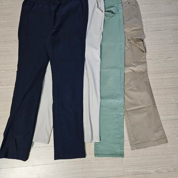 [SOLD OUT] 바지 4종 모음 (블랙/베이지/그린/아이보리)일괄