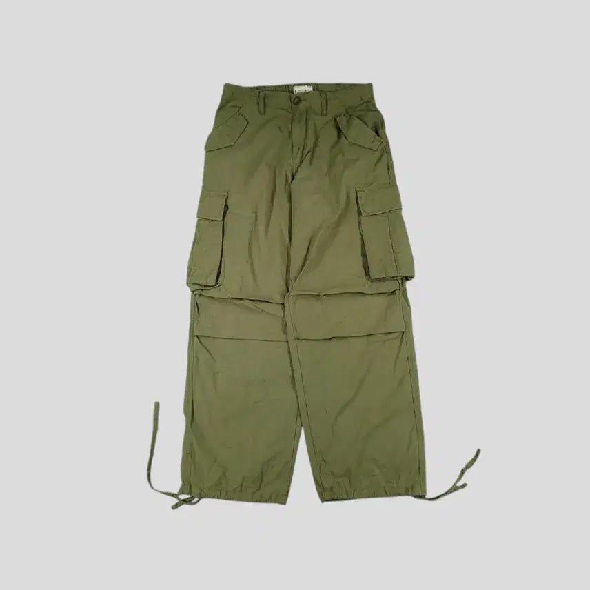 [BUNJANG] BIGUNION M-65 Military Street Two-Way Pants / BIGUNION 빅유니온 피그먼트 카키 밀리터리 m-65 스트릿 투웨이조