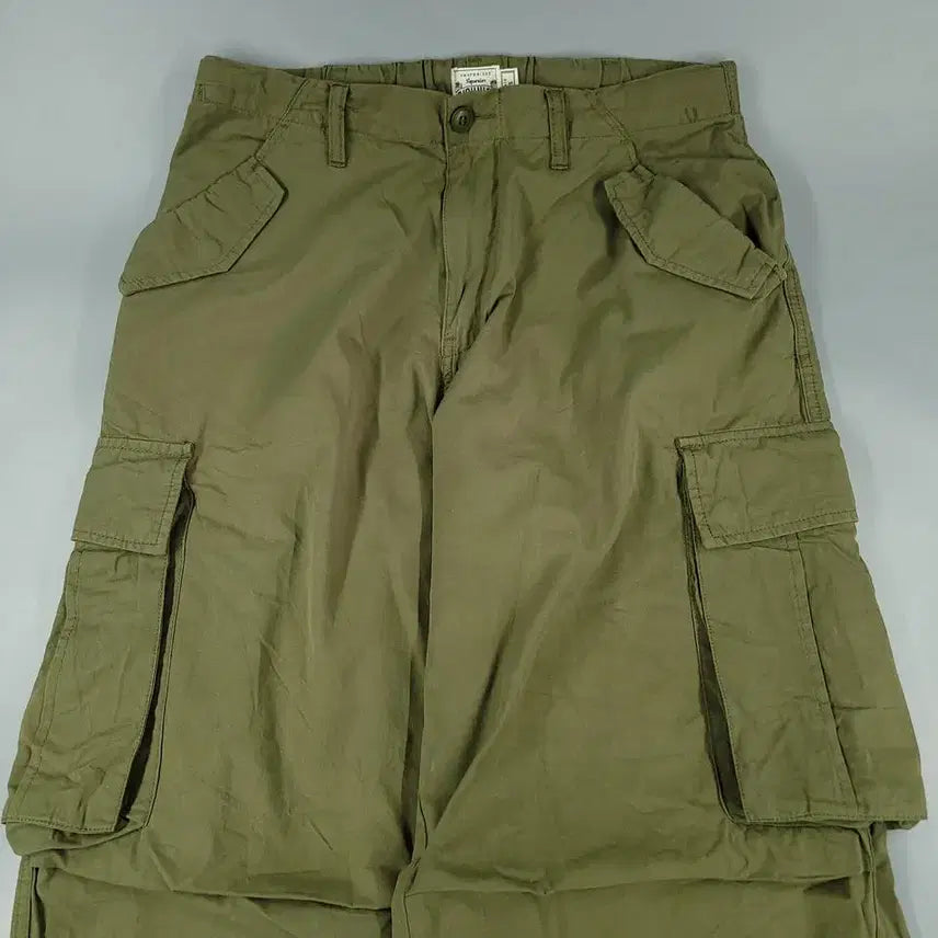 [BUNJANG] BIGUNION M-65 Military Street Two-Way Pants / BIGUNION 빅유니온 피그먼트 카키 밀리터리 m-65 스트릿 투웨이조