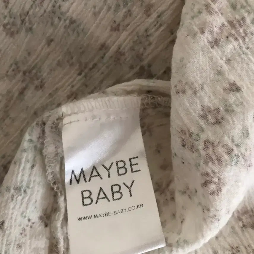 [BUNJANG] MaybeBaby Cotton Flower Blouse / 메이비베이비 코튼 플라워 블라우스
