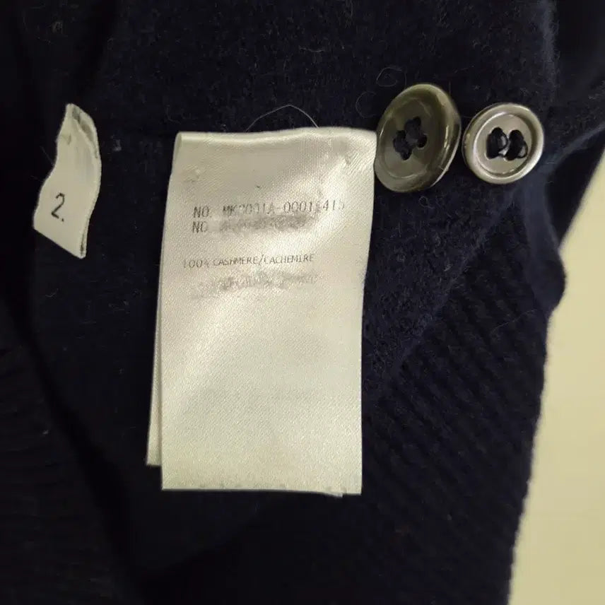 [BUNJANG] Thom Browne 100% Cashmere Unisex Cardigan Navy / 톰브라운 캐시미어100% 유니섹스 가디건