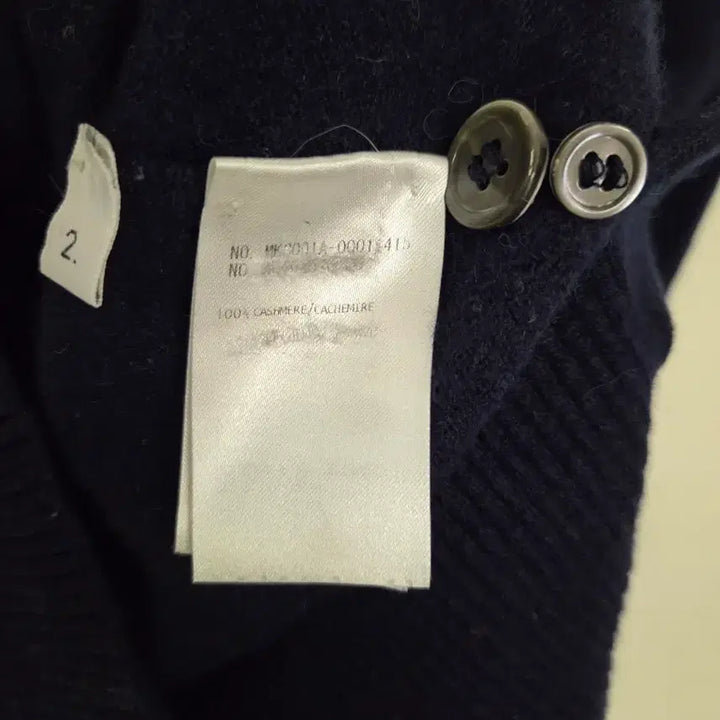 [BUNJANG] Thom Browne 100% Cashmere Unisex Cardigan Navy / 톰브라운 캐시미어100% 유니섹스 가디건