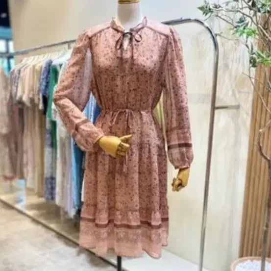 [BUNJANG] Thursday Island Lace Border Mix Dress / 써스데이아일랜드 레이스보더믹스원피스